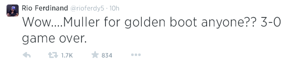 費迪南德：德國的冠軍相 穆勒的金靴獎