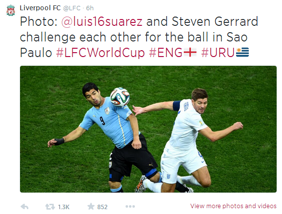 利物浦內戰：英格蘭對烏拉圭