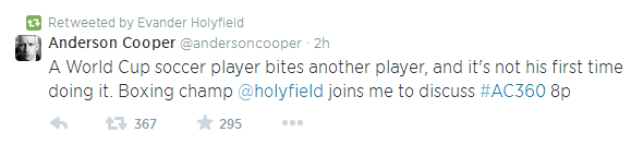 霍利菲爾德:哪兒都能吃