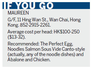 Chinese noodles, the molecular method