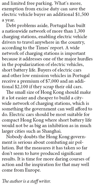 HK should lead the charge for cleaner air
