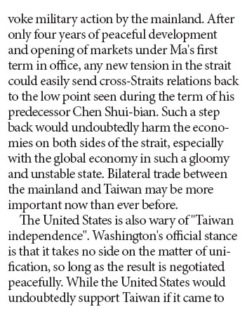 Taiwan leadership election important beyond its borders