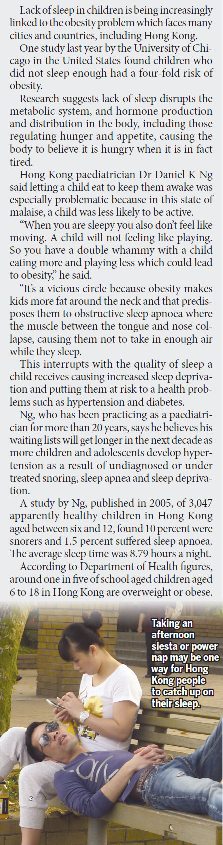 Waking up to the obesity problem