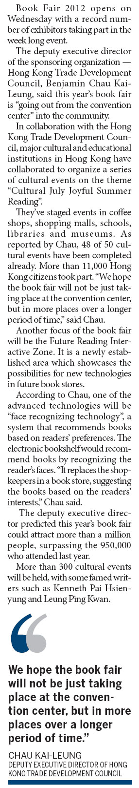 Book Fair 2012 looks to a record year event