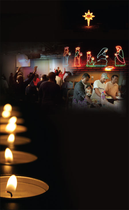 Far from home at the festive season