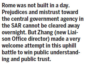 Zhang brings fresh outlook