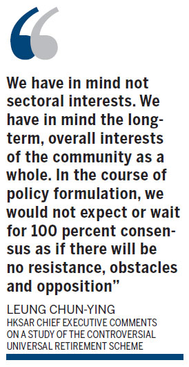 Umbrella for the poor, the retired: CE