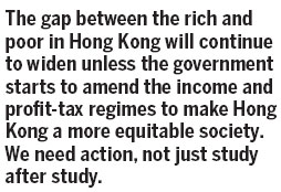 Raise taxes to help the poor