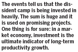 Opposition invests in politics