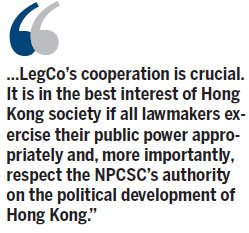 Lawmakers must shoulder constitutional responsibilities