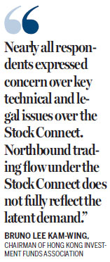 Stock link 'bothers' fund managers