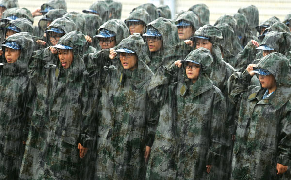 Onward, marching soldiers