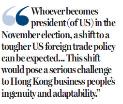 Trump phenomenon could lead to a restrictive trade era