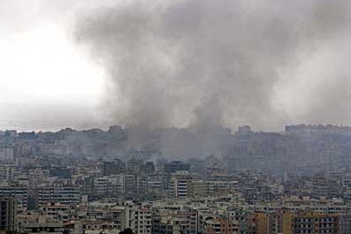 戰火中的貝魯特