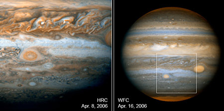 科學家發現木星小圓斑正由白變紅(圖)