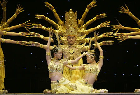 “千手觀音”綻放馬德里