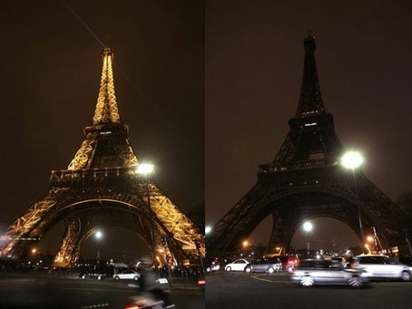 全球變暖權威報告發表 歐洲多處地標熄燈5分鐘警示