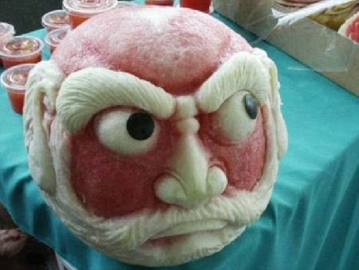 日本廚師愛刻西瓜 闖出名聲被贊“米開朗琪羅”