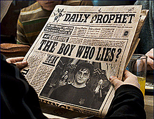 英推出圖片會動報紙 哈利·波特魔法