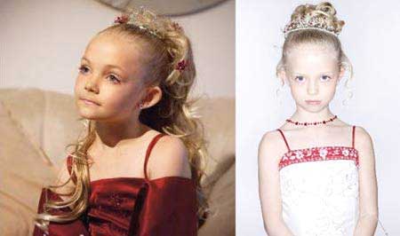 選美小姐不足十歲 迷戀名利圈[組圖]