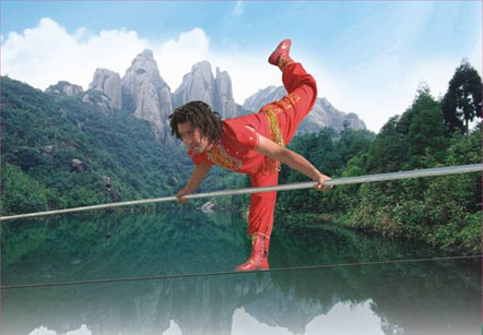 達瓦孜傳人艾斯開爾即將創(chuàng)造49天極限高空生存世界紀錄