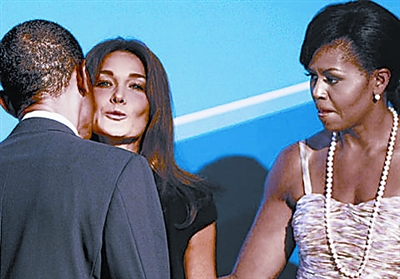 組圖:奧巴馬夫婦3張尷尬照成公眾焦點(diǎn)