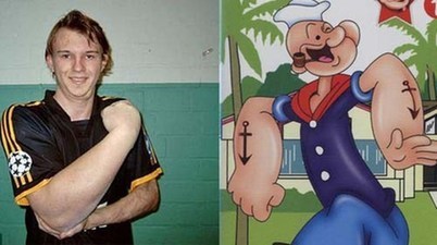 德小伙“掰手腕”稱霸 45厘米粗右前臂堪比大力水手