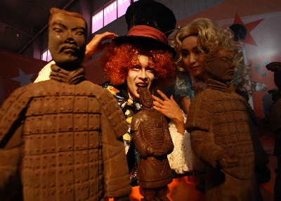 巧克力夢公園今起倒數計時 巧克力兵馬俑天天送游客