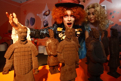 巧克力夢公園今起倒數計時 巧克力兵馬俑天天送游客