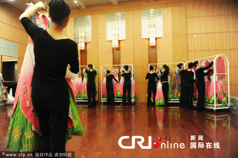 朝鮮版《紅樓夢》劇組亮相北京(高清組圖)