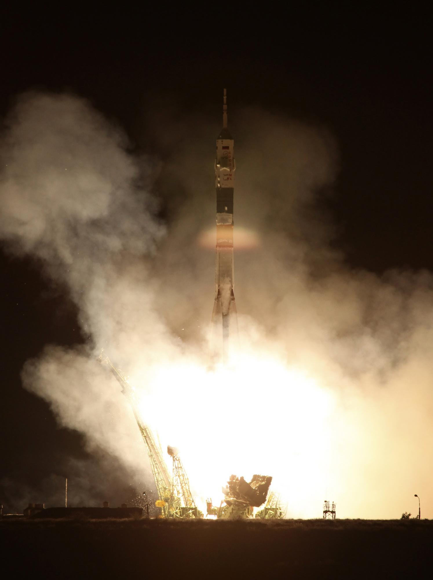 俄“聯盟”號飛船升空 開啟國際空間站“全功能”時代