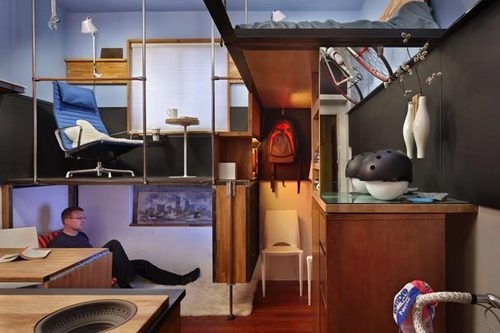 波音工程師將17平米地下室打造成三層別墅