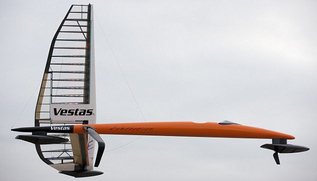 高速航行時像紙飛機!澳洲超級帆船欲破世界紀錄