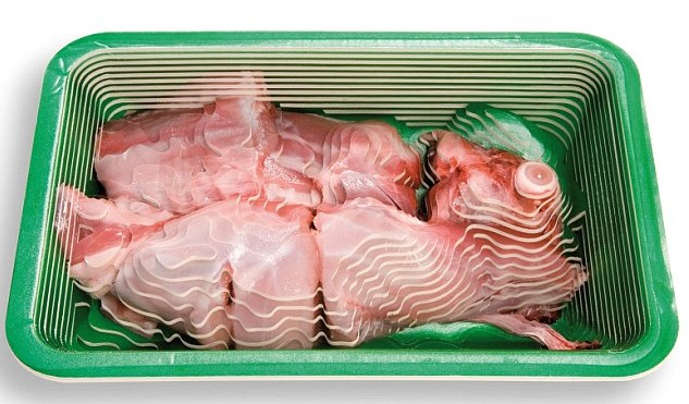 西班牙藝術家用紙板作3D美食 栩栩如生價格超實物