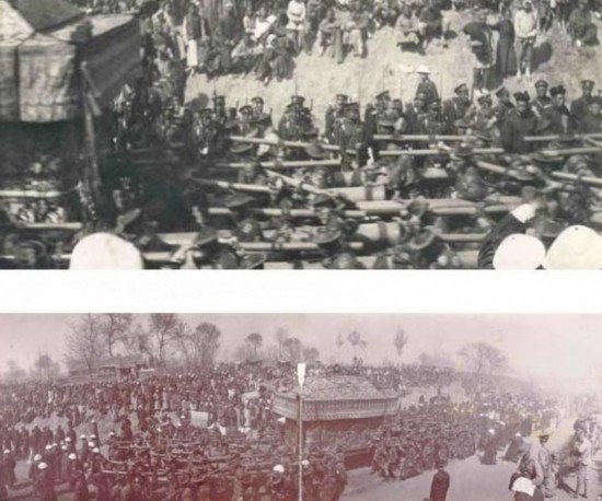 國外記者曝慈禧豪華葬禮上的畫面！