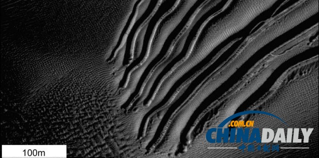 NASA稱火星表面凹槽或干冰滑落造成 系特有現象