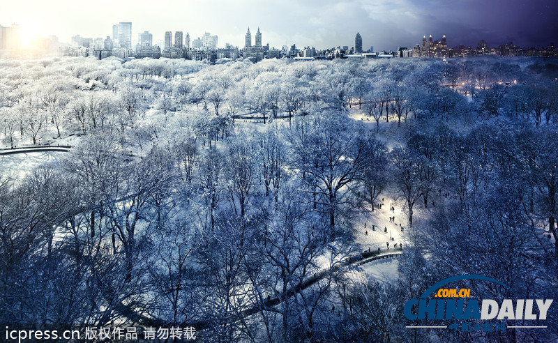 城市從白天到黑夜 一張照片盡覽美景（高清組圖）