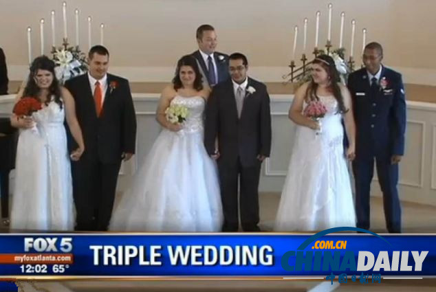 美三姊妹辦集體婚禮陪伴患癌母親