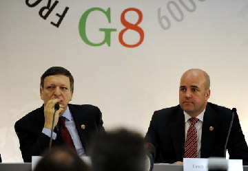 歐盟在G8峰會舉行新聞發布會