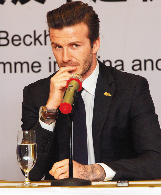 貝克漢姆打響“中國算盤”