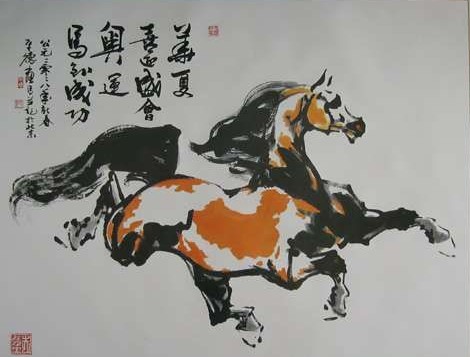 馬到成功 2014年馬畫作品或?qū)⑾破鹜顿Y熱潮