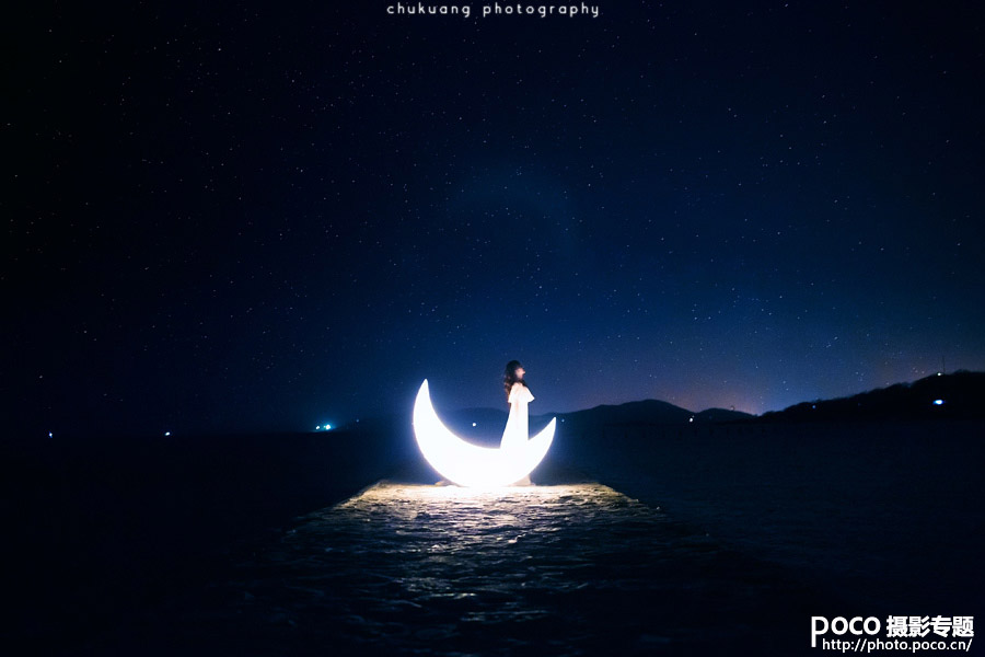 組圖:夜景人像《月亮忘記了》