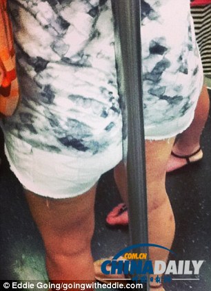 組圖：美網(wǎng)站曝光地鐵乘客各種不雅照