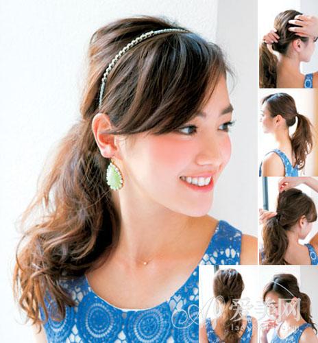 夏季頭發(fā)怎么弄? 多款扎發(fā)每天不同(組圖)