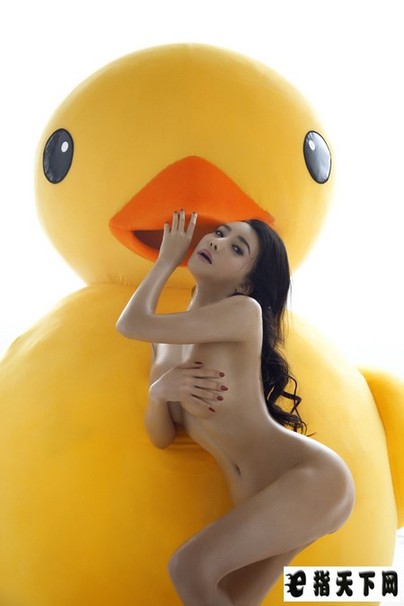 山寨大黃鴨現(xiàn)北京 正版大黃鴨曾肉搏