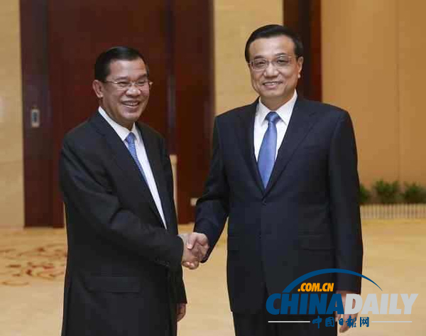 李克強會見東盟國家領導人