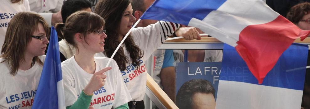 薩科齊支持者集會