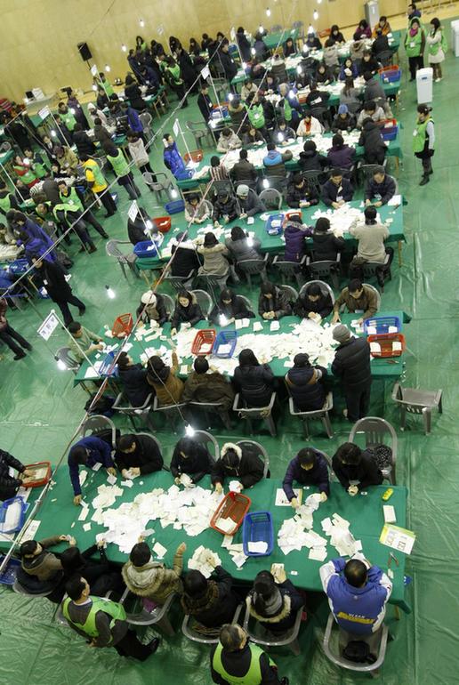 忙碌而豐富 圖說韓國總統大選精彩點滴