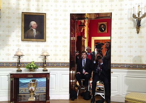 組圖:奧巴馬20日在家人陪同下就職 女兒夸贊