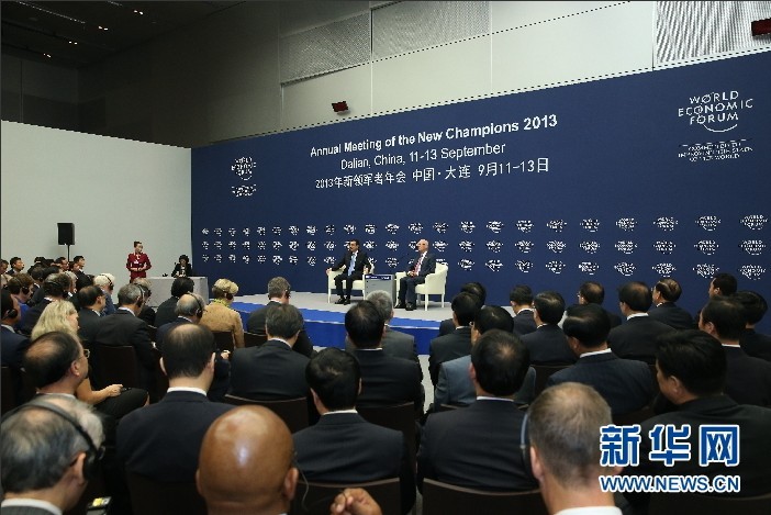 李克強會見2013夏季達沃斯論壇企業家代表（組圖）